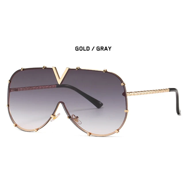 Очки солнцезащитные женские и мужские в большой оправе с встроенными зажимами