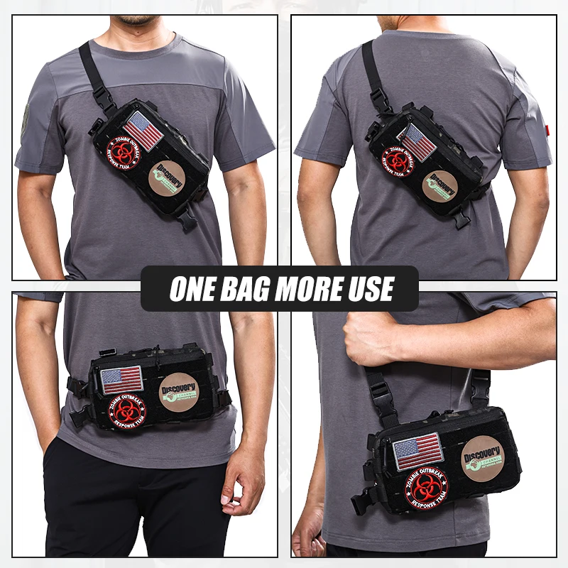 1000D нейлоновая сумка через плечо с системой Молле спортивные сумки для