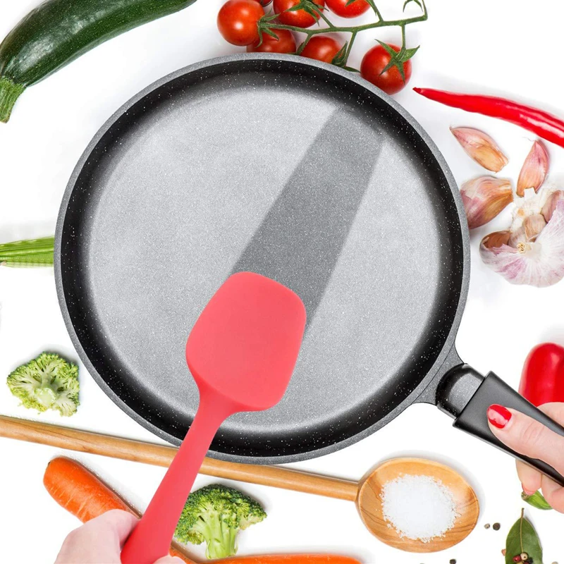 Набор из 6 предметов Высококачественная силиконовая кухонная утварь скребок для