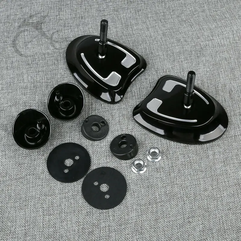 10 мм крыло летучая мышь внутренняя обтекатель заднее боковое зеркало для Harley Touring