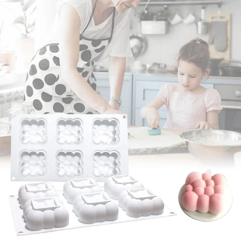 Эко дружественных силикона прессформы торта Украшающий торт облако Форма для