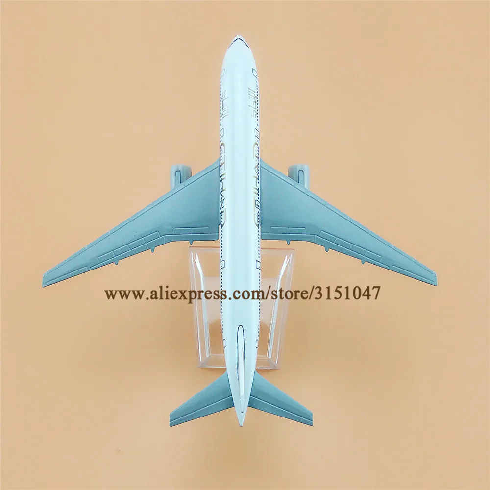 Воздушный B777 самолет модель Boeing 777 авиакомпании 16 см с металлическими заклепками