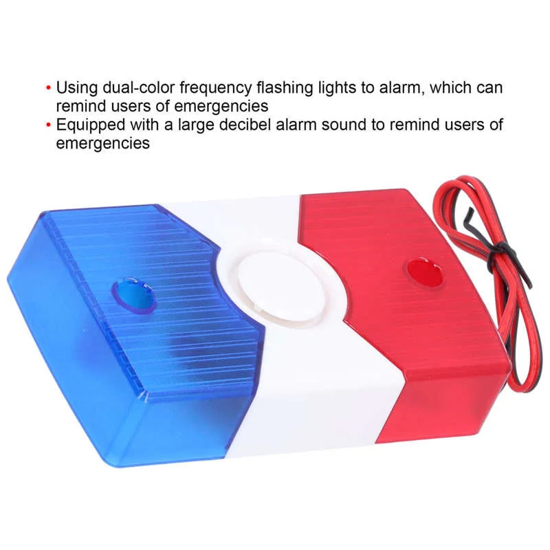 Звукосветильник Светодиодная Сигнализация двухцветная лампа-вспышка с частотой