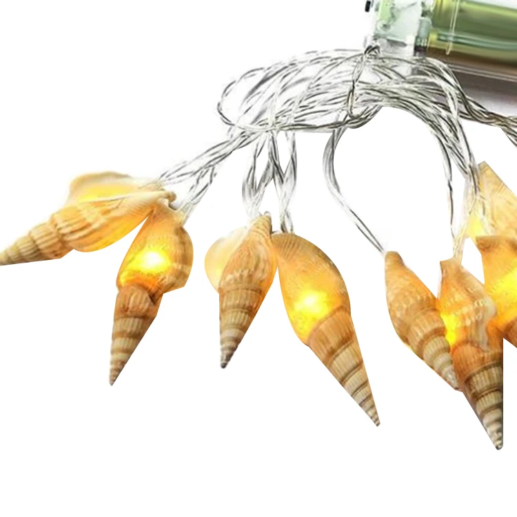 Новинка Средиземноморский стиль светодиодная гирлянда натуральный морской