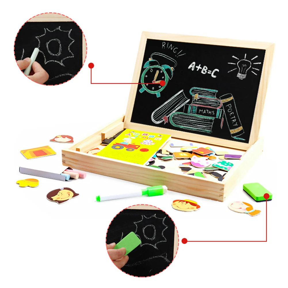 Детская деревянная доска для рисования на лице|Пазлы| |