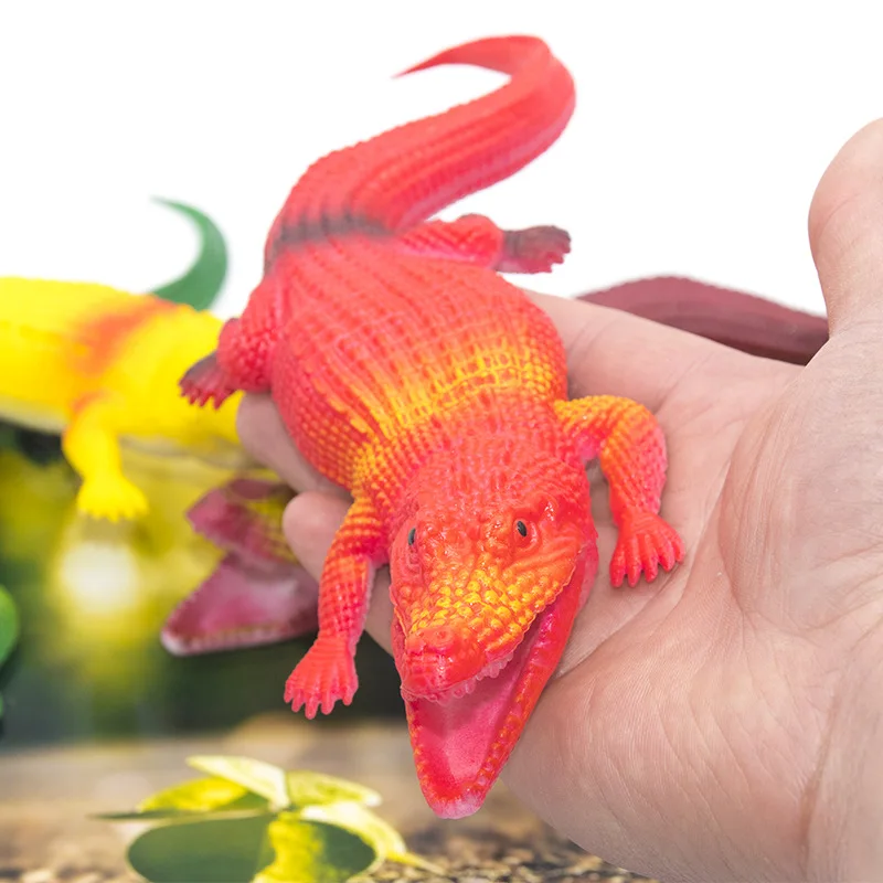 Имитация мягкой искусственной кожи страшная имитация Хамелеона искусственная