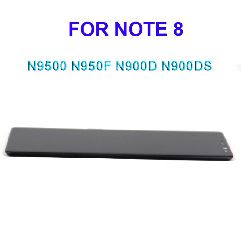 1 шт. хорошее качество дисплей мобильного телефона для samsung Note 8 N9500 N950F экран дигитайзер сборка Замена 6,3 дюймов - Цвет: Черный
