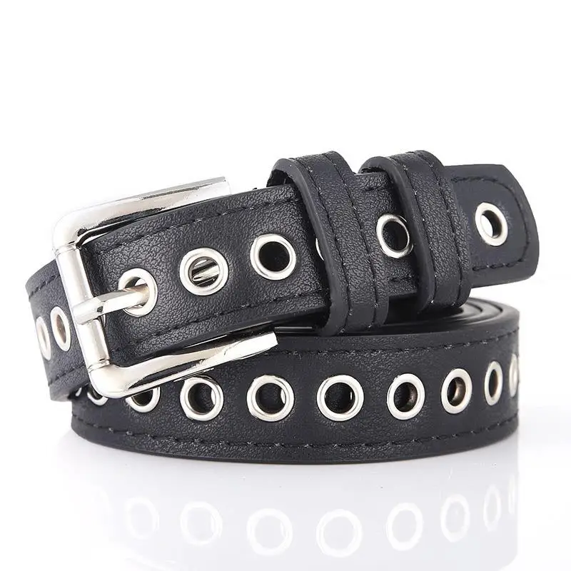 hot pu leather belt for women square buckle pin buckle jeans black belt chic luxury brand ladies vintage strap female waistband free global shipping