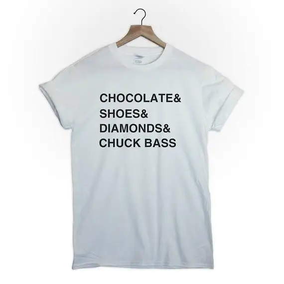 Chocolate and shoes diamonds chuck bass gossip girlstv series ed westwick /chuck tshirt shirt tee top cute tumblr-F075 | Женская одежда
