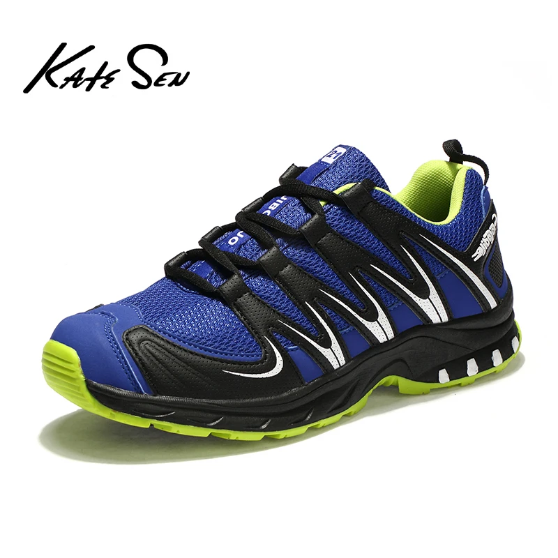 KATESEN summer men sneakers Flyknit breathable casual shoes lightweight non-slip Tenis Masculino Outdoor Walkng Jogging Shoes | Обувь