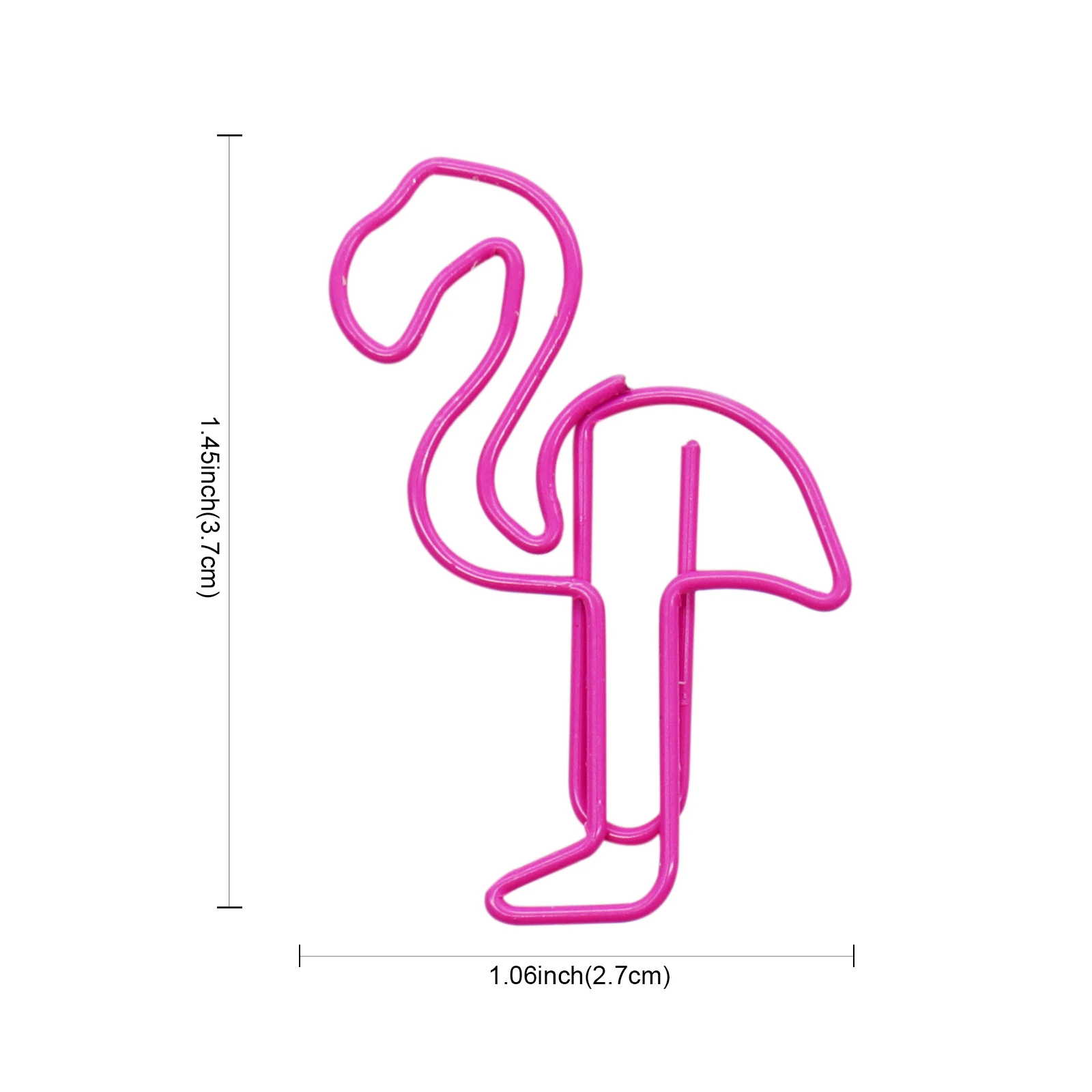 flamingo paper clips 10 шт. бумага с Фламинго клип красивая Закладка в виде фламинго планировщик металлический зажим для бумаги материал закладки для книги канцелярские принадлежности DIY Декор - Цвет: flamingo paper clips