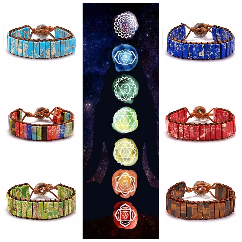 7 Чакр браслет мужские лечебные балансирующие бусины рейки Будда молитва для