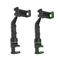 360 Car Phone Holder Rearview Mirror Phone Holder Adjustable Holder Clip Mount GPS Holder for Car Auto Universal Multifunction