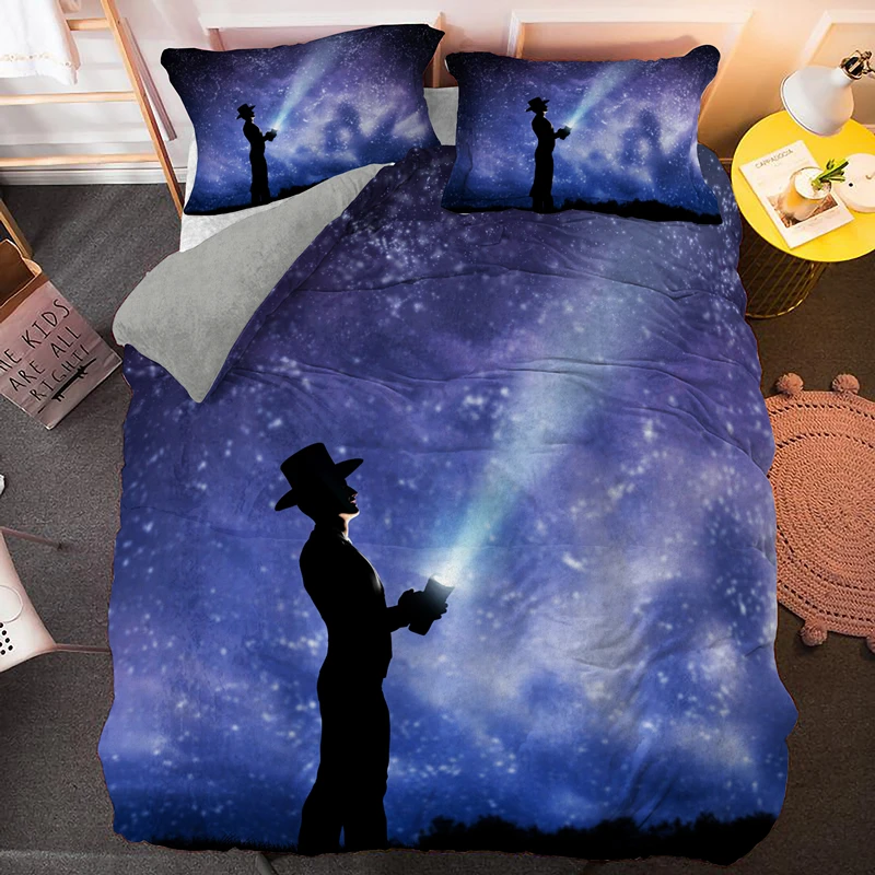 Красивый закат принт 3D кровать Стёганое одеяло постельное белье и наволочки для