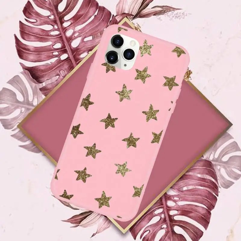 

Shiny glitter cartoon star diamond Phone Case Candy Color for iPhone 11 12 mini pro XS MAX 8 7 6 6S Plus X SE 2020 XR
