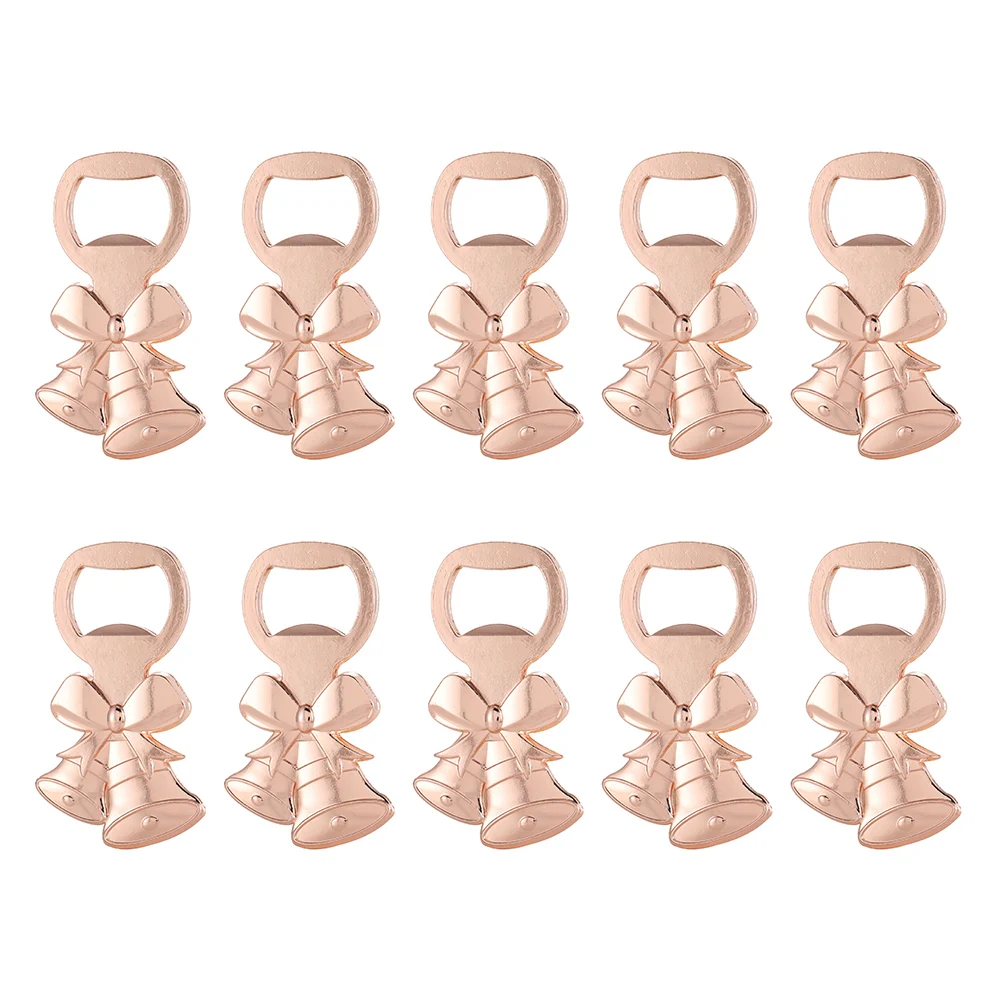 

10Pcs Creative Cute Bell-shaped Beer Cocktail Bottles Opener Cap Removal Kitchen Gadget kitchen tools Party Favor Gifts