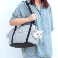 portable cat pet carrier bag supplie kitten puppy small animals handbags detachable pad outdoor activities backpack