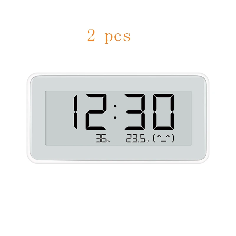 Bluetooth thermomete Xiaomi Mijia Многофункциональные цифровые часы с электронным чернильным экраном датчик температуры и влажности Bluetooth беспроводной термометр - Цвет: Bluetooth thermomete