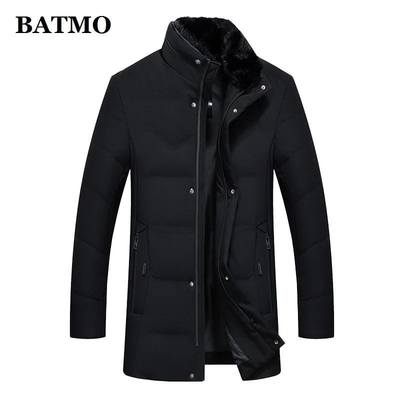 BATMO 2019 Новое поступление зимние куртки на белом утином пуху для мужчин мужские