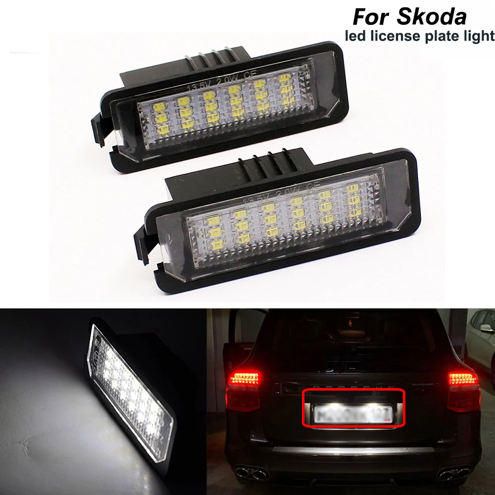 Светодиодный светильник для номерного знака SKODA Superb 3 T B6 Limousine T4 4D 08 13 3D0943021A без