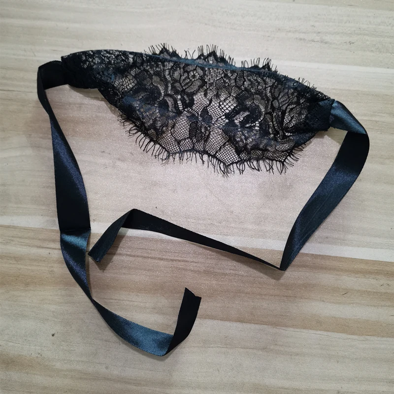 Сексуальная черная кружевная маска на глаза с повязкой патч для взрослых секс
