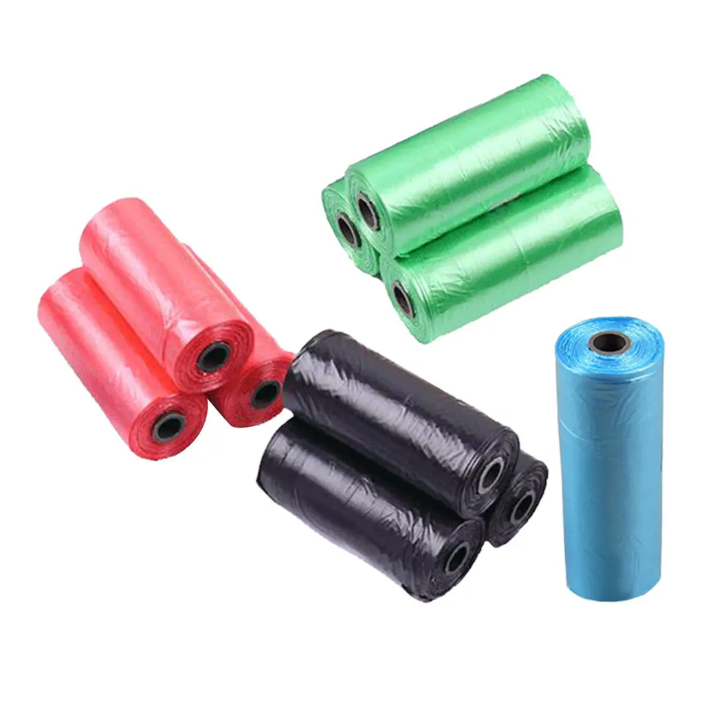 

10x Pet Waste Bags Easy Use Multi-functional for Cat Dogs Walking Tranining