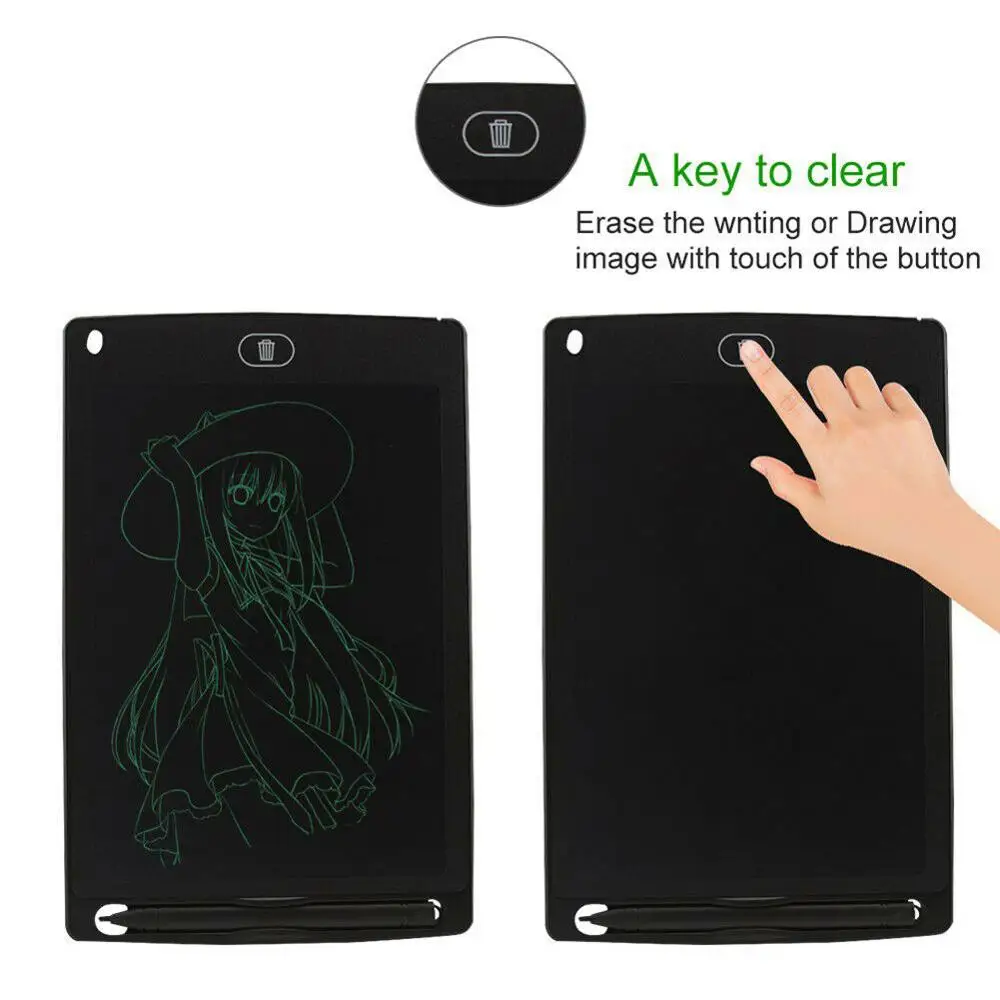 Смешной Miki цифровой планшет для рисования 8 5 дюймов ЖК письма ультра тонкий
