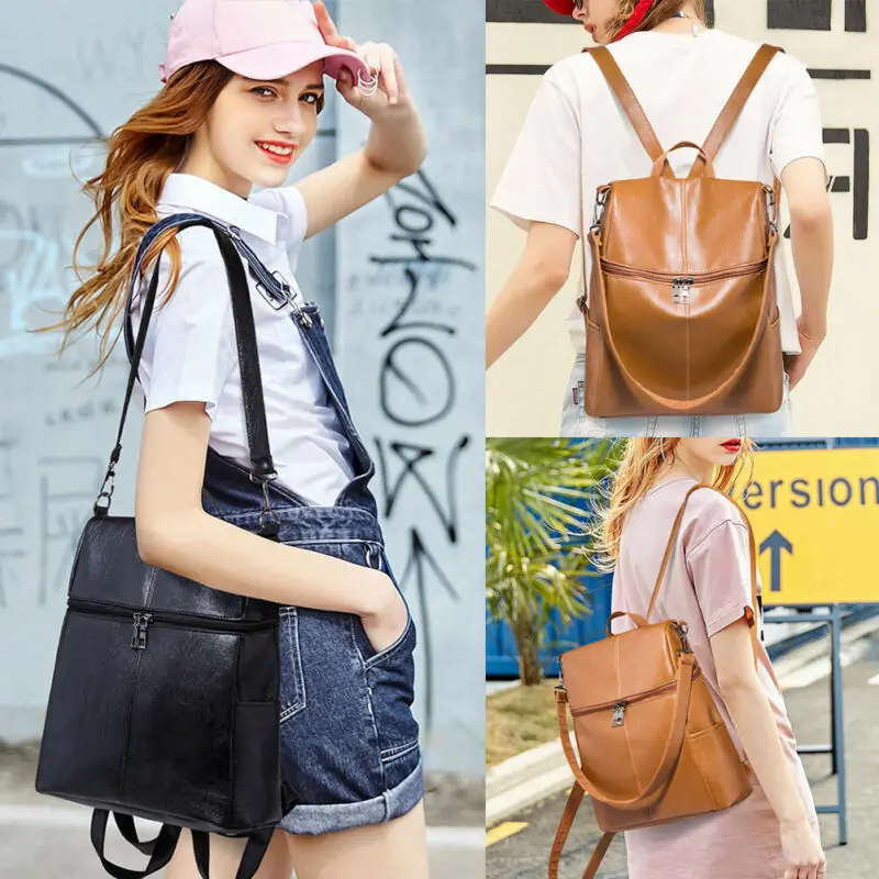Модный женский рюкзак из искусственной кожи милая уличная сумка для девушек