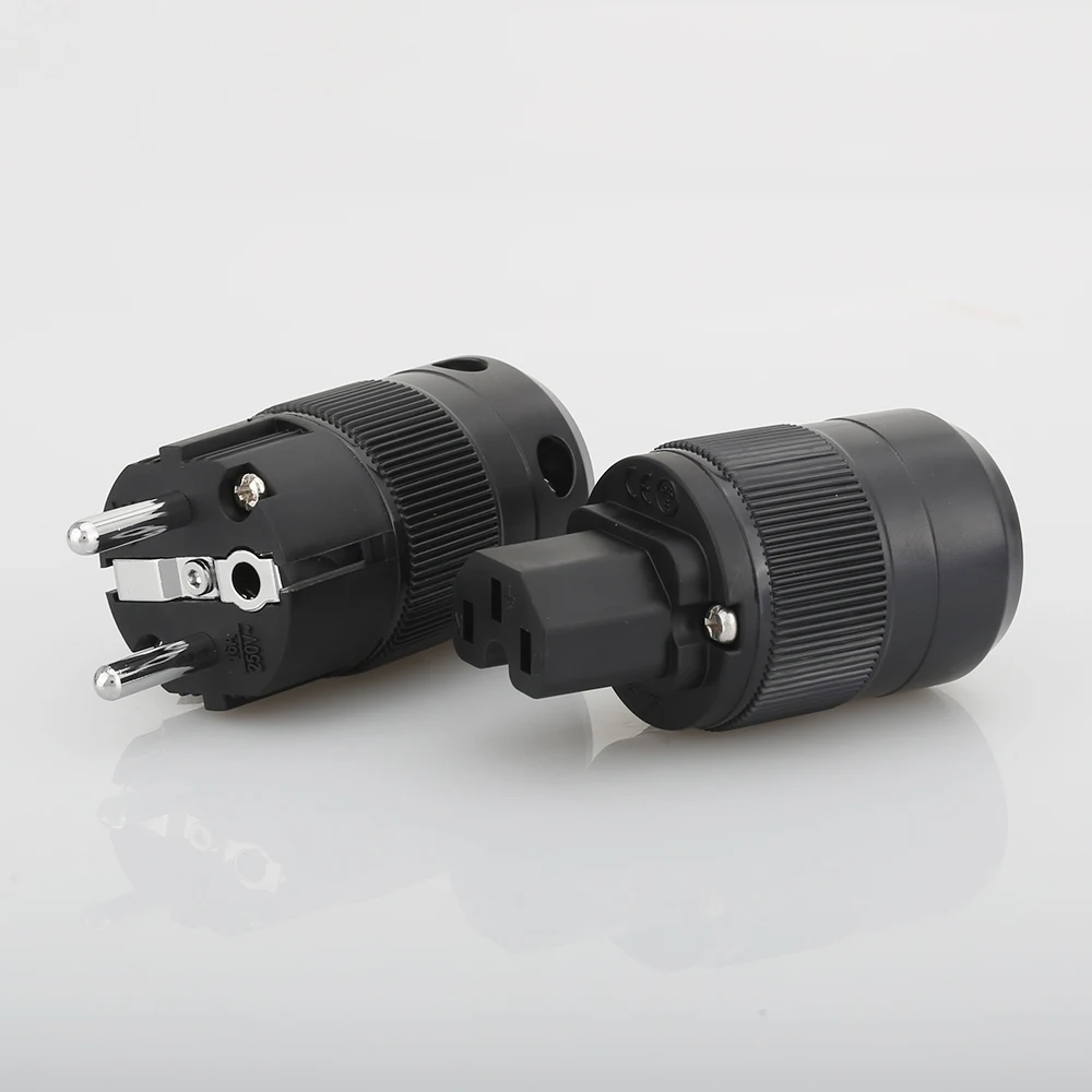 VB0109 High End родием EUR Schuko EU Мощность Plug& IEC разъем