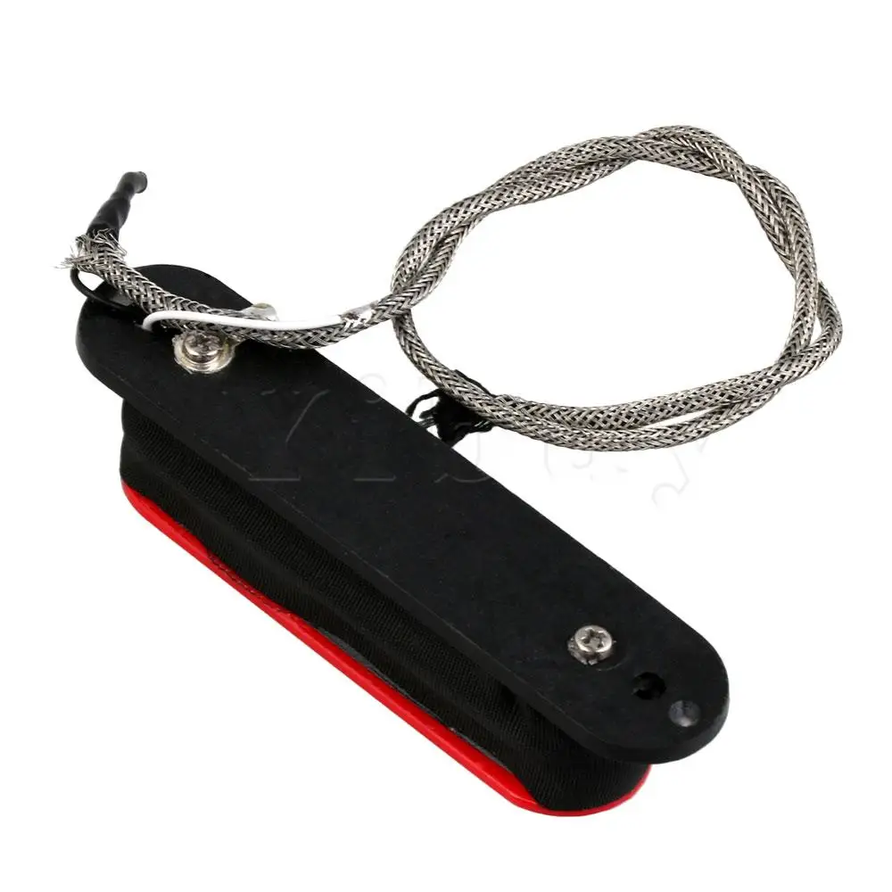 Yibuy красный металл пластик одна катушка гитары Пикап орбитальный стиль