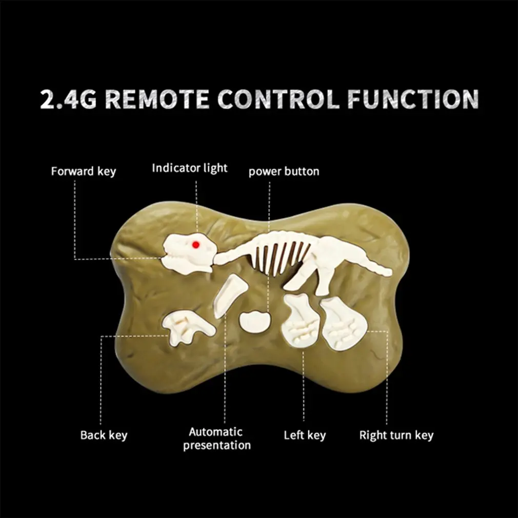 2 4G ходячий динозавр с дистанционным управлением Раптор игрушка-динозавр