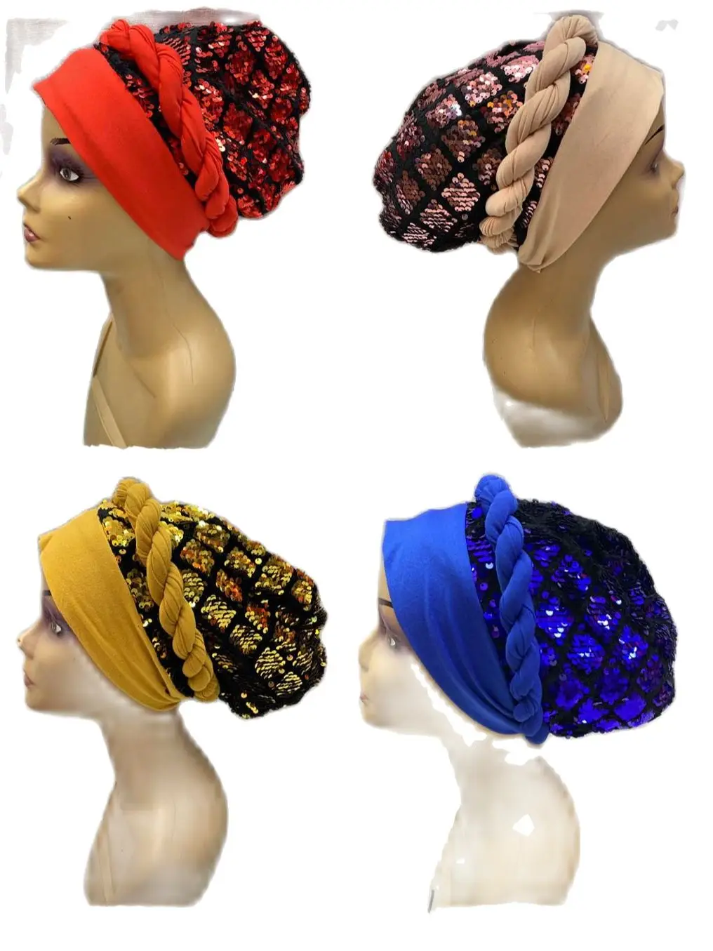 Африканский бархат, блестящие бусины, тюрбан, шляпа, женская шапка Auto Gele Aso Oke, головной убор, модный головной убор для вечеринки Африканский бархат, блестящие бусины, тюрбан, шляпа, женская шапка Auto Gele Aso Oke, головной убор, модный головной убор для вечеринки