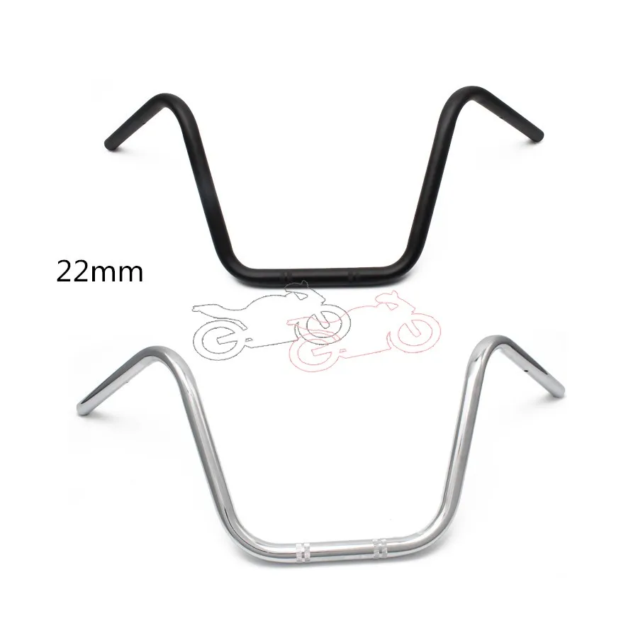 22 мм Ape Bar откатный руль мотоцикла для Kawasaki Honda Yamaha Suzuki Dyna Touring Softail круизер кастом поплавок чоппер