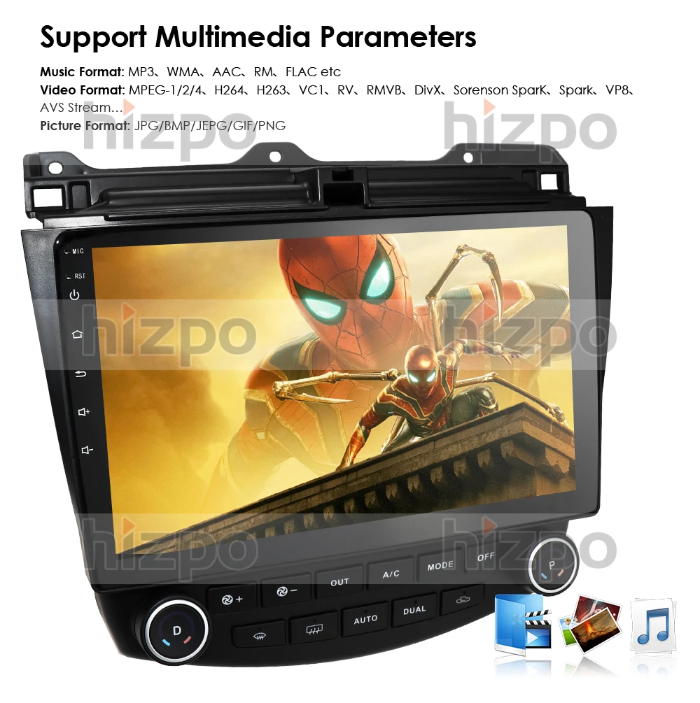 Автомагнитола на Android 10 без DVD GPS-плеер навигация для 2003-2007 Honda Accord 7 автомобильный