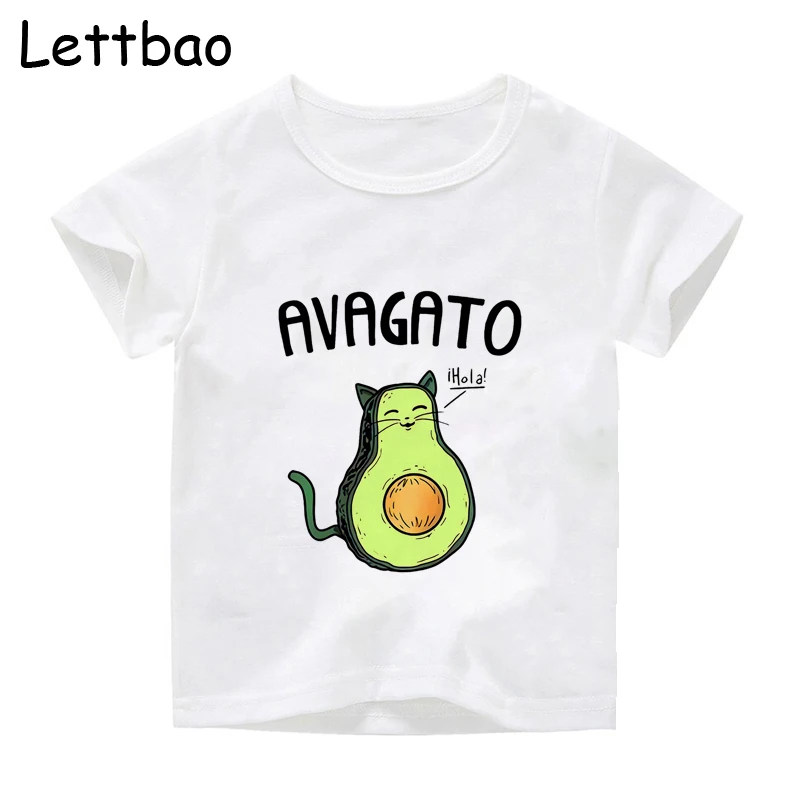 

Забавная детская футболка с рисунком авокадо и веганов, новинка, Детская Винтажная футболка в уличном стиле, детский топ