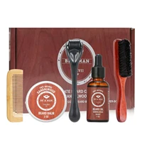 5pcsset beard growth kit styling tool nursing roller safe painless skin care essence set perfect gift for bearded men