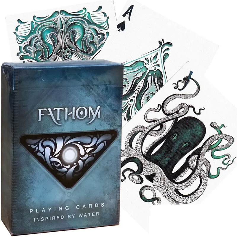 Ellusionist Fathom колода Велосипед Игральные карты USPCC коллекционные покерные волшебные