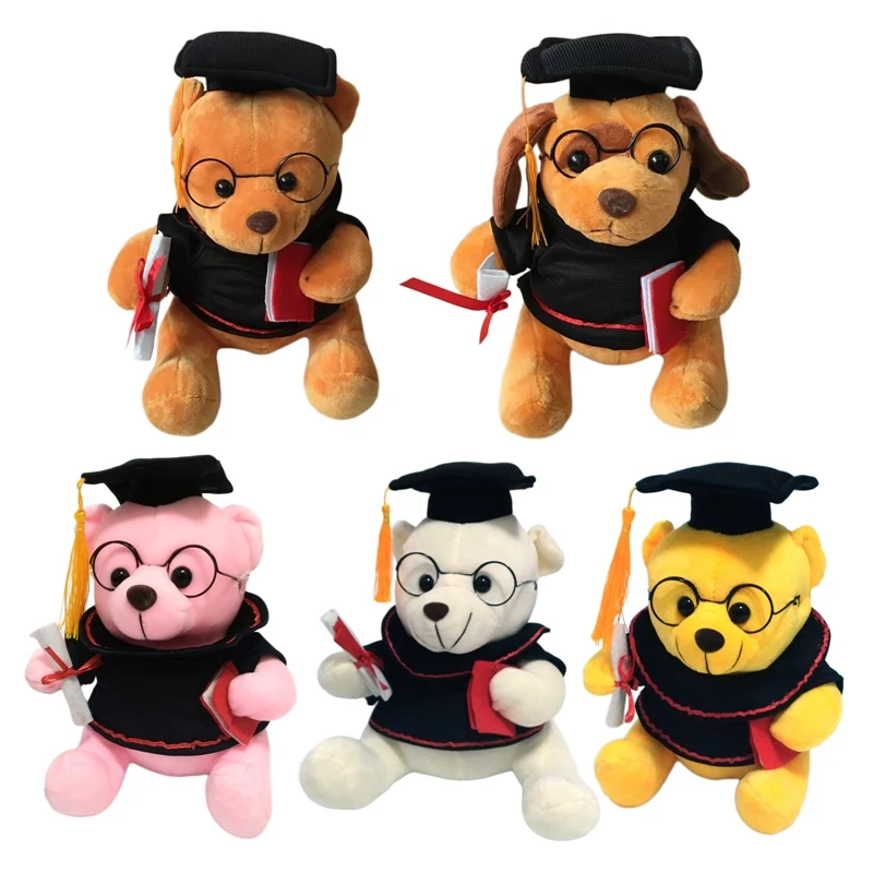 

Милая плюшевая игрушка для детей, доктор Мишка, доктор собака, мягкая милая плюшевая кукла-животное, подарок на выпускной, для девочек и маль...