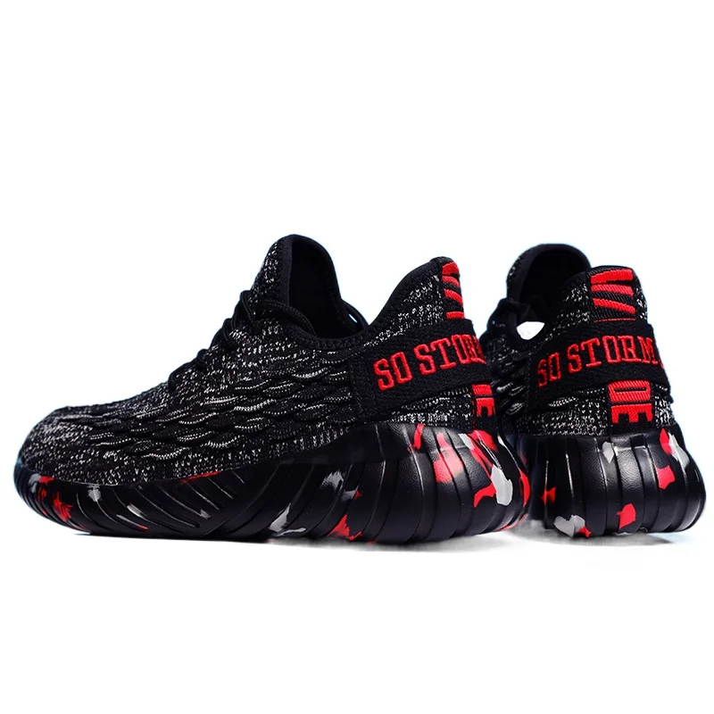 

Men Flyweather Comfortables Breathable Non-leather Casual Lightweight Plus Size 48 Jogging 2021 New Autumn Fashion Shoes Men
