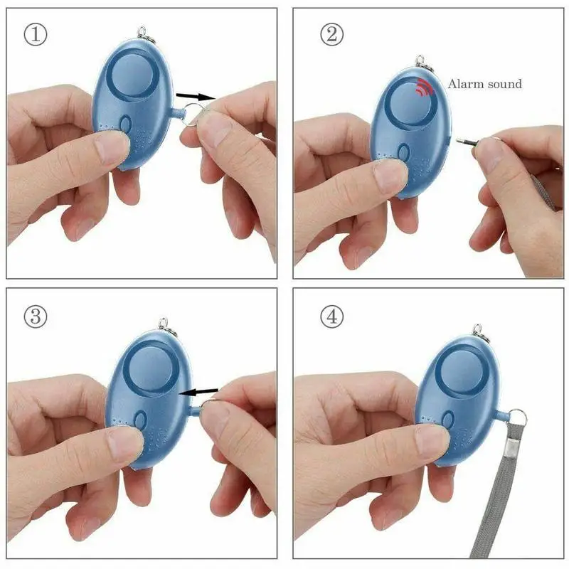 

2020 new Emergency Alarms For Women Kids Elderly Personal With Alarm LED Light N7Q1