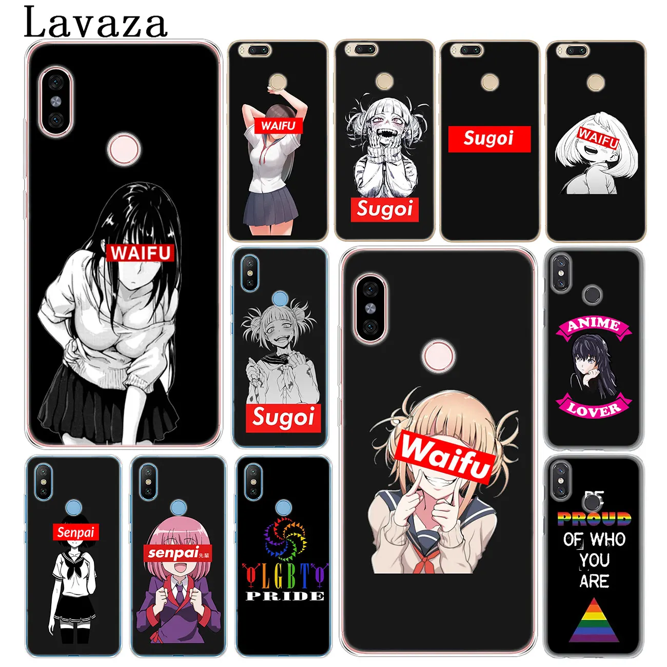 Жесткий чехол для телефона Sugoi Senpai аниме Waifu мультфильм девушка Xiaomi Redmi 8A 7A 6A 5A 4A K20