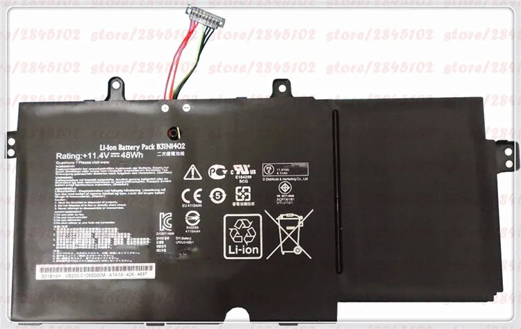 GYIYGY 11 4 V 48Wh B31N1402 B31Bn9H Аккумулятор для ноутбука Asus N591LB Q551 Q551L Q551LN Q552U Q552UB