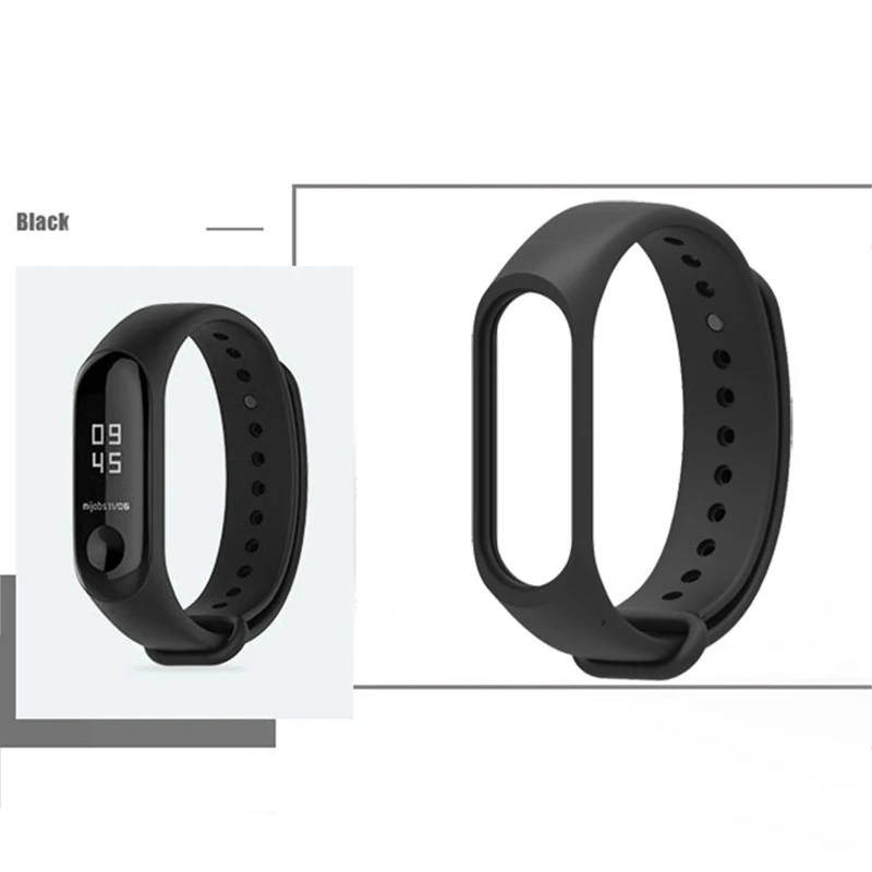 Qevila Смарт часы браслет Mi Band 4 аксессуар силиконовый спортивный водонепроницаемый