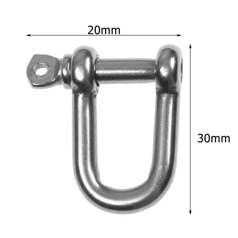 U анкерная Скоба из нержавеющей стали винтовой штифт Паракорд браслет пряжка