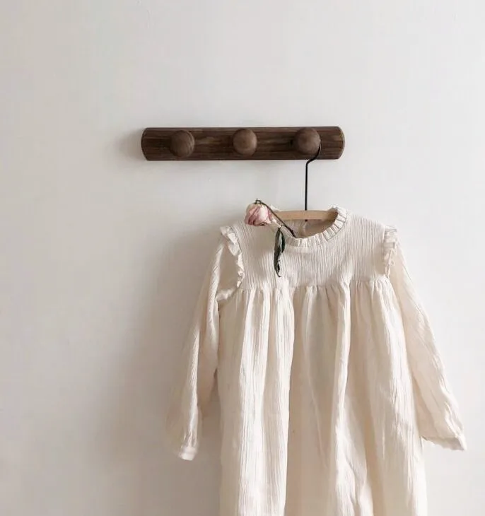 Осеннее Хлопковое платье с длинными рукавами в японском и корейском стиле для