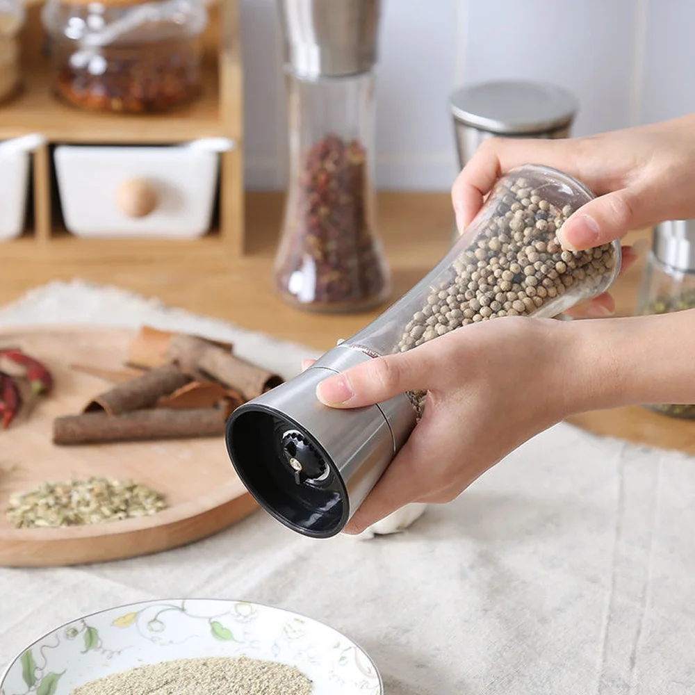 Ручная мельница для соли и перца специй многоразового Регулируемая дробилка Кухня аксессуары зерновая