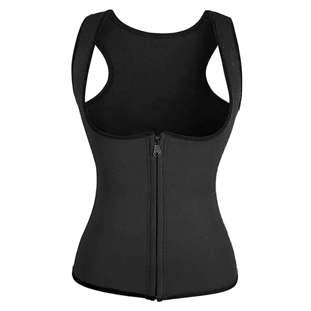 

2020 New Ladies Sport Vest Corset Ropa Mujer Fitness Shaper Vest Tops Women Waist Trainer Workout Slimming Zipper Sports Vest