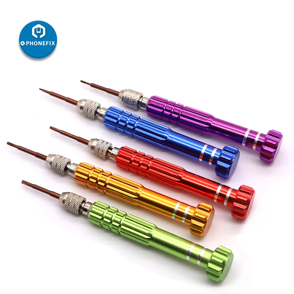 

5 in 1 Precision Screwdriver Set Opening Tools Torx Phillips Y-type Screwdriver for iPhone Repair Mobile Screen Opening
