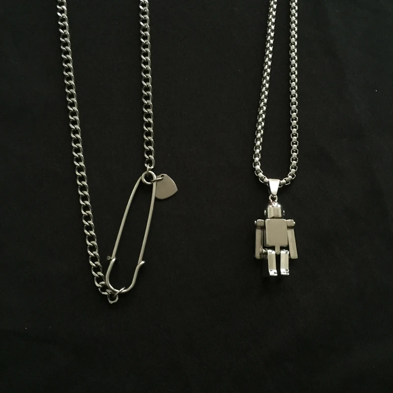 

Подвеска в виде суперогненной сетки с красным астронавтом для мужчин и женщин, Крутое уличное ожерелье в стиле панк, модные аксессуары для ш...