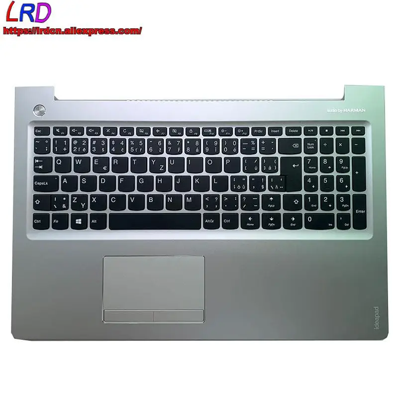

Shell C Cover Palmrest silver Upper Case With CZ Czech Keyboard Touchpad for Lenovo 510-15ISK IKB 310-15ABR IAP ISK Laptop